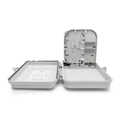 Outdoor FTTH Box for 16 cores and 16x LC/DX or 16x SC/SX