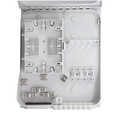 FTTX distribution box max. 96 fibers, 24x LC/DX or SC/SX, unloaded, IP65