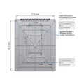 FTTX distribution box max. 96 fibers, 24x LC/DX or SC/SX, unloaded, IP65
